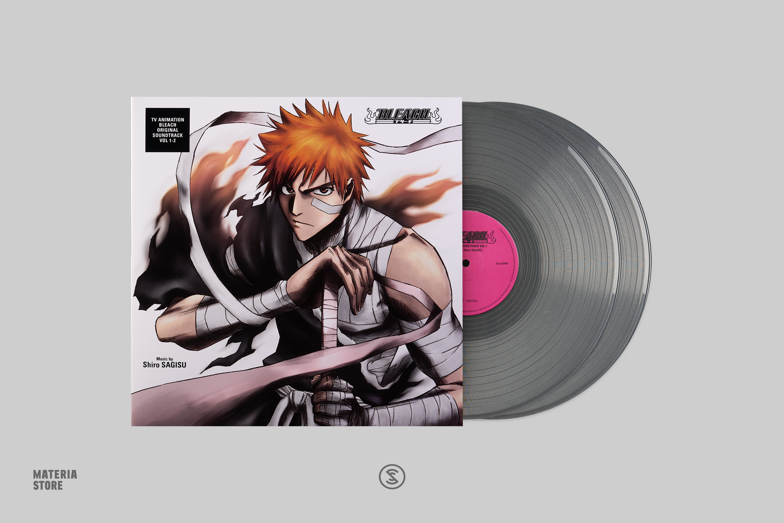 BLEACH (Original Soundtrack) - Shiro SAGISU (2xLP Vinyl Record - Clear