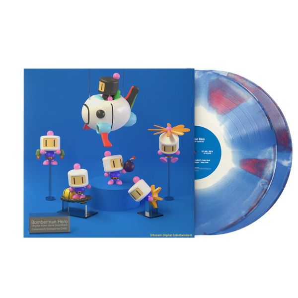 Bomberman Hero (Original Soundtrack) - Jun Chikuma (2xLP Vinyl Record) - Limited Edition