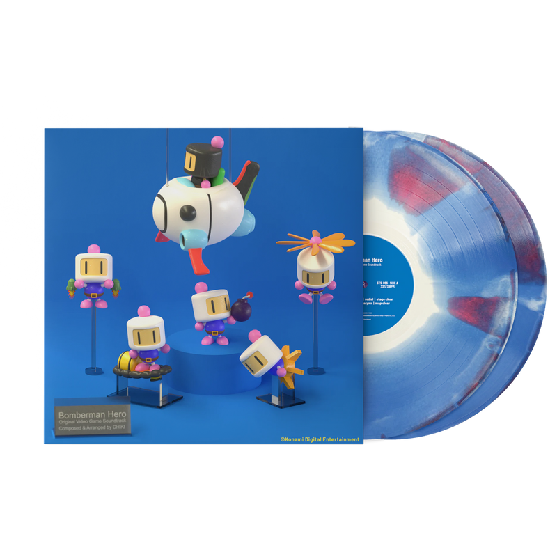 Bomberman Hero (Original Soundtrack) - Jun Chikuma (2xLP Vinyl Record) - Limited Edition