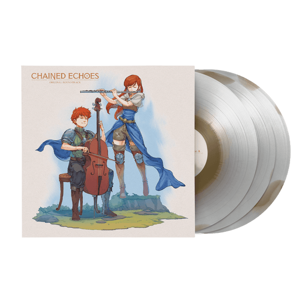 Chained Echoes (Original Game Soundtrack) - Eddie Marianukroh (3xLP Vinyl Record) [Exclusive Gold-and-White Ink Spot Variant]