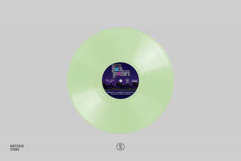 CrawlCo Block Knockers (Original Video Game Soundtrack) - Opus Science Collective (1xLP Vinyl Record) - Glow in the Dark Vinyl