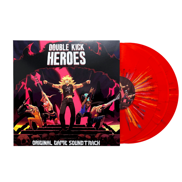 Double Kick Heroes (Original Game Soundtrack) - elmobo (3xLP Vinyl Record)