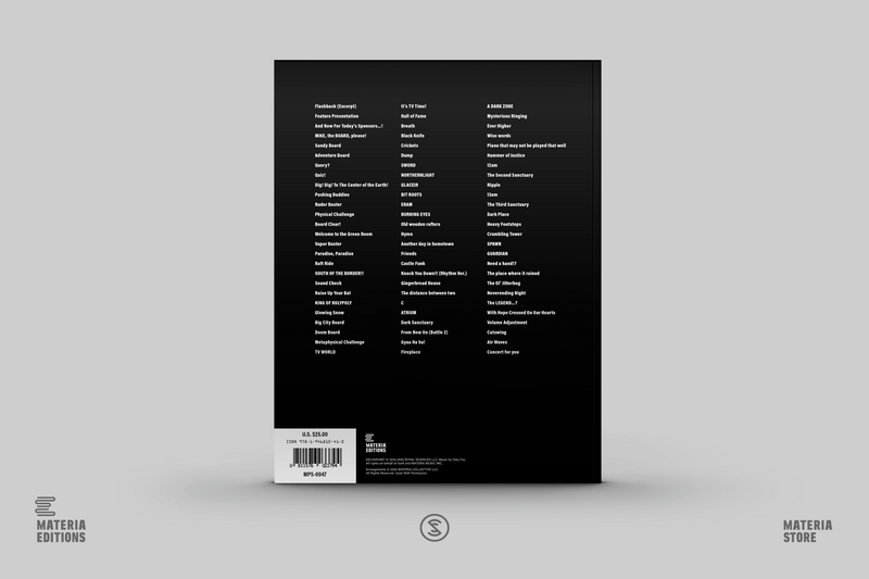 DELTARUNE Chapters 3+4 Piano Score (Sheet Music Book)