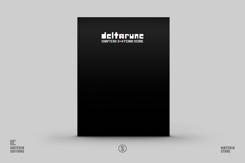 DELTARUNE Chapters 3+4 Piano Score (Sheet Music Book)