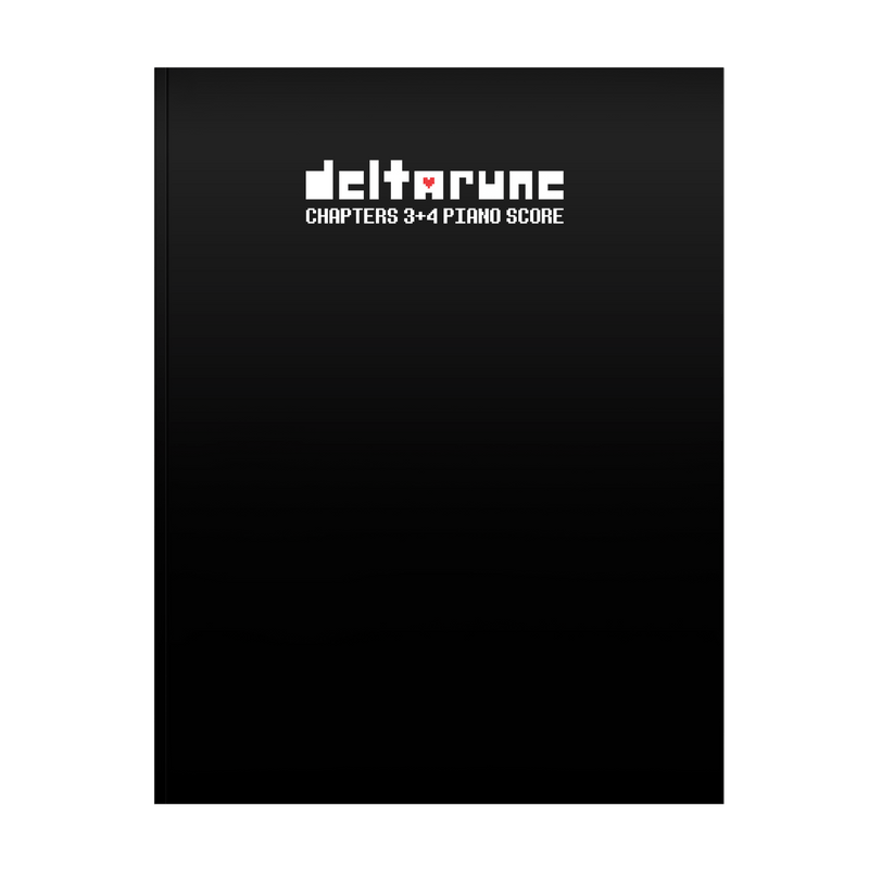 DELTARUNE Chapters 3+4 Piano Score (Sheet Music Book)