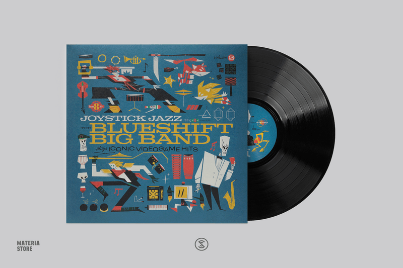 Joystick Jazz: The Blueshift Big Band Plays Iconic Video Game Hits (Vol. 2) - The Blueshift Big Band (1xLP Vinyl Record)