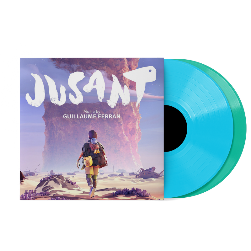 Jusant (Original Game Soundtrack) - Guillaume Ferran (2xLP Vinyl Record) - Blue and Green Bio