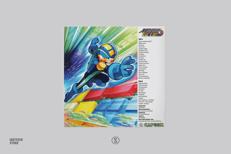 Mega Man Battle Network 3 (Original Video Game Soundtrack) - Yoshino Aoki (1xLP Vinyl Record) [Blue Variant]