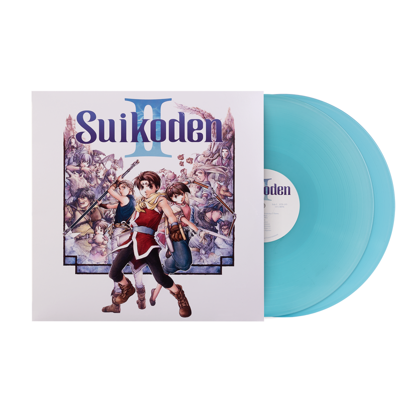 Suikoden II (Original Soundtrack) (2xLP Blue Vinyl Record)