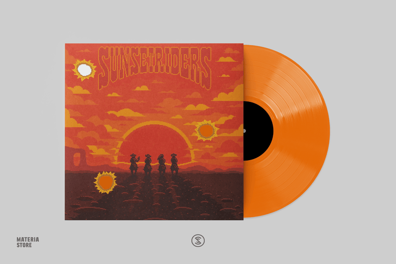 Sunset Riders Reissue (Original Game Soundtrack) - KONAMI KUKEIHA CLUB (1xLP 10" Vinyl Record)
