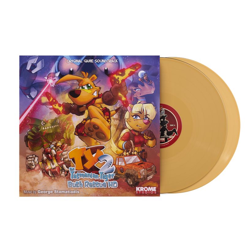 Ty the Tasmanian Tiger 2: Bush Rescue (Original Game Soundtrack) - George Stamatiadis (1xLP Vinyl Record)