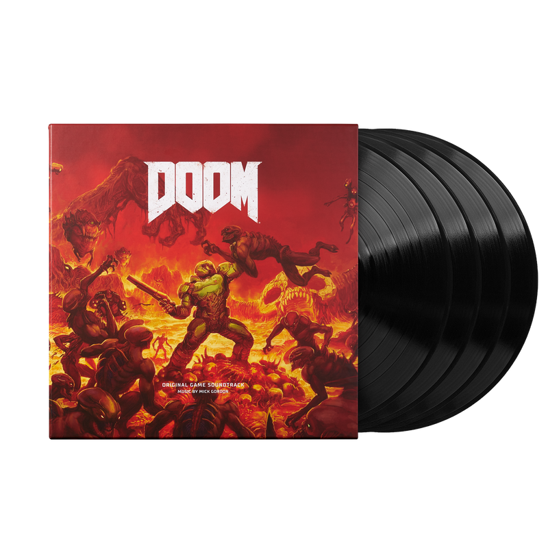 DOOM (Original Game Soundtrack) - Mick Gordon (5th Anniversary Standard Edition 4xLP Vinyl Record Box Set)