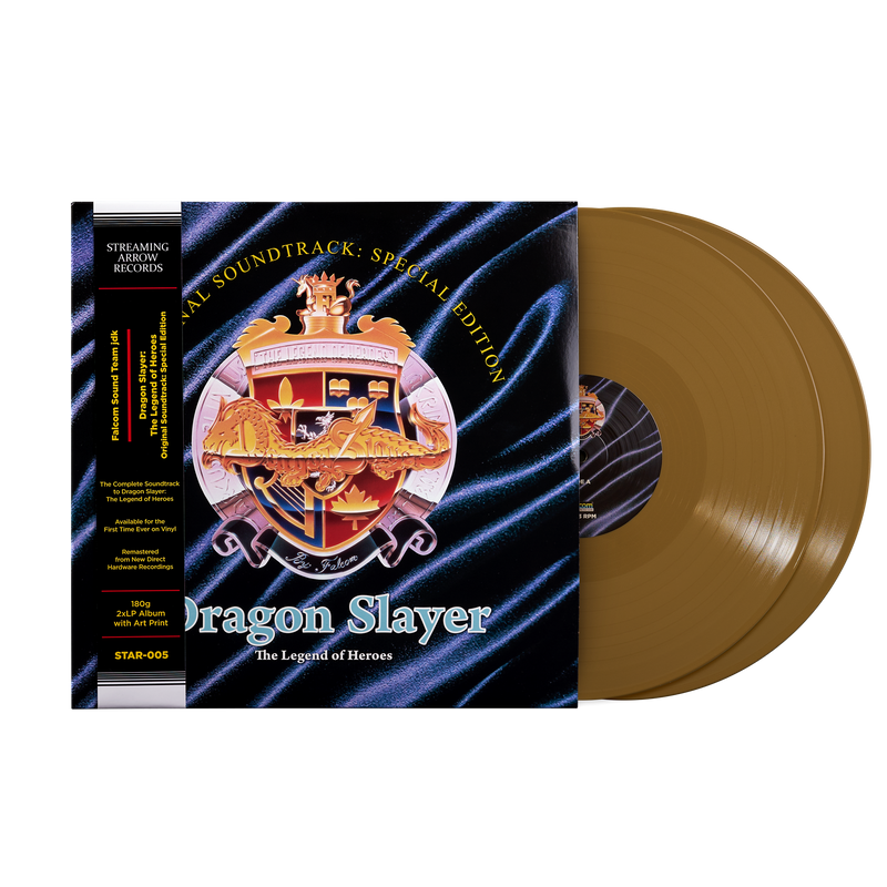Dragon Slayer: The Legend of Heroes (Original Soundtrack) - Falcom Sound Team jdk (Special Edition 2xLP Vinyl Record - Gold Variant)