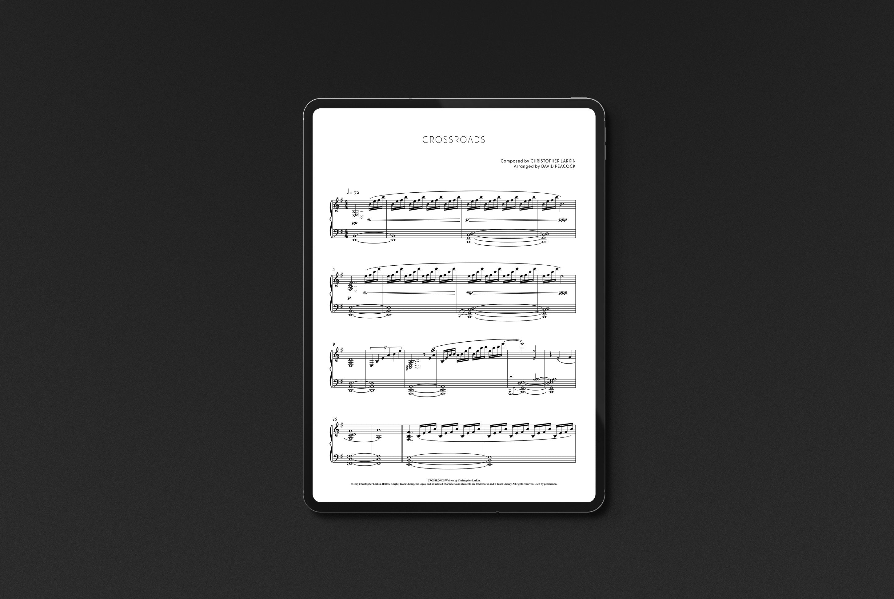 Hollow Knight Piano Collections (Digital Sheet Music)