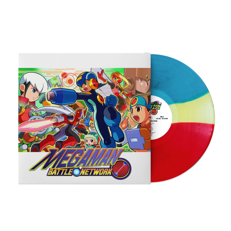 Mega Man Battle Network (Original Video Game Soundtrack) - Akari Kaida (1xLP Vinyl Record) [Tricolor Variant]