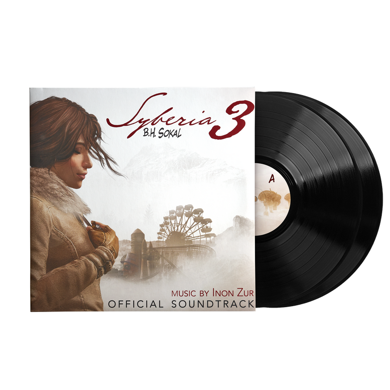 Syberia 3 (Official Soundtrack) - Inon Zur (2xLP Vinyl Record)