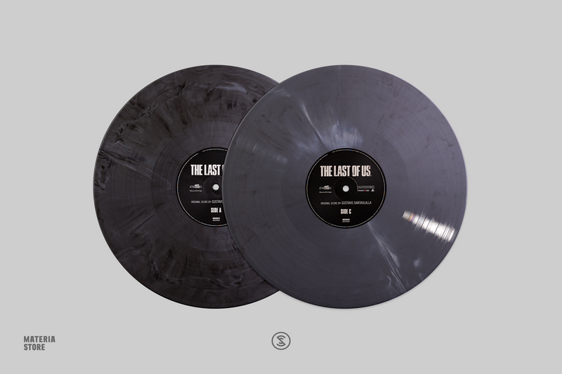 The Last of Us (Video Game Original Soundtrack) - Gustavo Santaolalla (2xLP Vinyl Record) [Silver & Black Marble Variant]