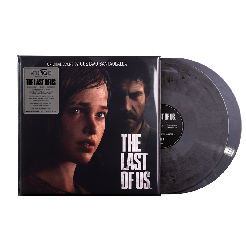 The Last of Us (Video Game Original Soundtrack) - Gustavo Santaolalla (2xLP Vinyl Record) [Silver & Black Marble Variant]